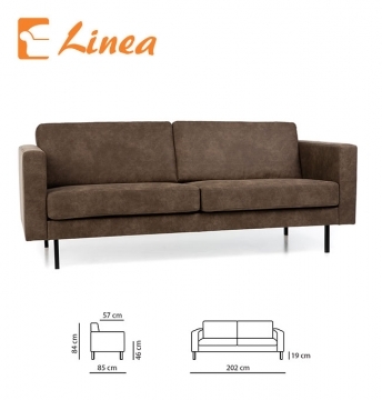 Linea 3-istuttava sohva